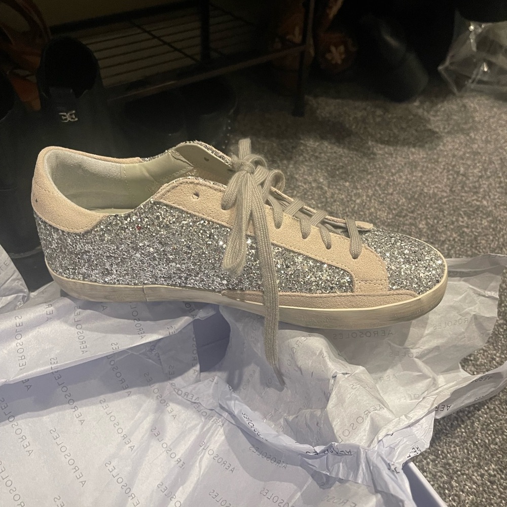 Golden Goose Women's Glitter Sneakers size 41